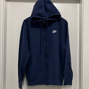 Nike Dark Blue Full-Zip Hoodie